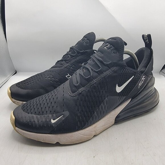 Nike Air Max 270 Mens 11.5 Black White Sneaker Shoes Athletic Comfort AH8050-002 main image 13
